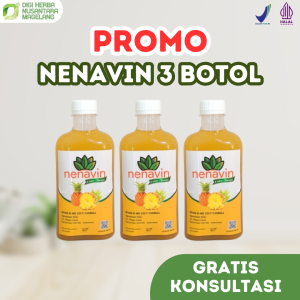 PROMO NENAVIN 3 BOTOL | Nenavin cuka nanas murni untuk menurunkan kadar gula darah obat diabetes