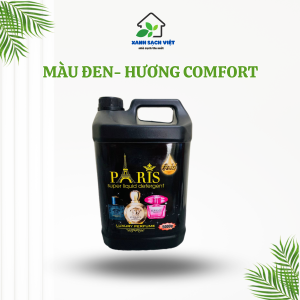 Nước Giặt Xả PARIS 5000ml Hương Nước Hoa Pháp Giặt Sạch Mọi Vết Bẩn Lưu Hương Lâu Không Hóa Chất Bảo Vệ Màu Sắc Quần Áo