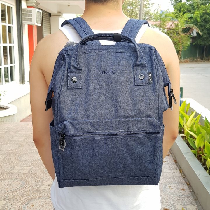 Anello navy blue backpack online