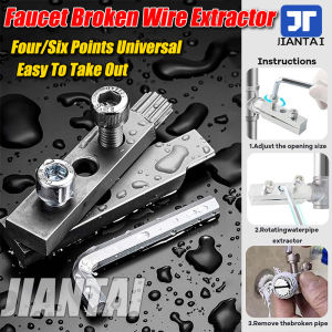 Faucet Angle Valve Broken Wire Remover Broken Wire Remover Thread Tool Faucet Screw Remover Faucet Angle Valve 4/6 Water Pipe Broken Repair Tool