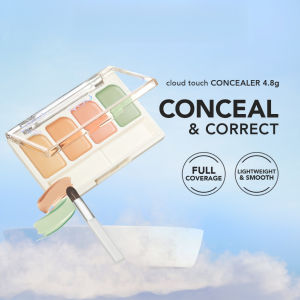 touch Brightening Correcting Concealer Palette Blemishes Corrector Lightweight Flawless Natural (4.8g) Penyamar Noda