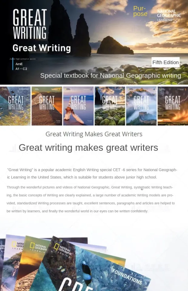 NEW 5th Edtion ] National Geographic Learning NGL Great Writing