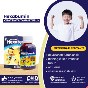 Obat Daya Tahan Tubuh Anak Obat Herbal Penambah Kekebalan Tubuh Anak Vitamin Untuk Kekebalan Tubuh Obat Agar Badan Tidak Lemas Suplemen Meningkatkan Sistem Imun Imunitas Yang Lemah Anti Virus Vitamin Sesudah Sakit - Walatra Hexabumin