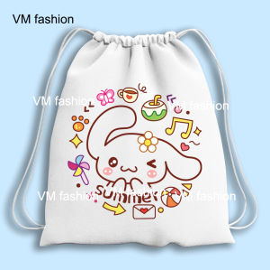 Tas Serut dan Totebag Kanvas Motif San San Rio Rio Cute Lucu Menggemaskan Bahan Kanvas Tebal Premium