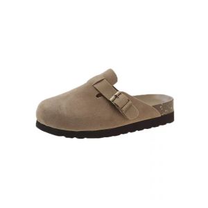 Free Shipping WomenS New Spring And Autumn Thick-Soled Slip-On Sandals With A Closed Toe Design Easy To Wear And Non-Slip