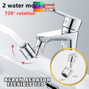 [DM89] Filter kran air wastafel keran aerator flexible 720 derajat