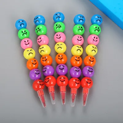 COD PENSIL WARNA RAINBOW 1 SET ISI 7 WARNA / PENSIL WARNA SUSUN MOTIF RAINBOW EMOJI / PENSIL WARNA LUCU