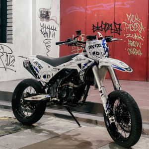 Decal/Stiker crf150L-DTracker-klx bf-WR155/Gordon full body(Bisa ganti warna+nama+no)