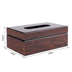 Wooden tissue box - simple and creative tissue drawer for home storage suitable for restaurants and cafes.