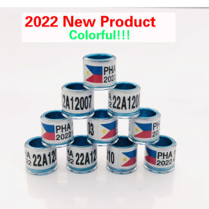 2026 2025 Blue PHA ring 10Pcs 20pcs Pigeon ring Aluminium Bird Dove Racing Pigeon Leg Rings Bands pigeon Accessoriesbed linings