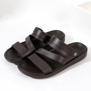 Free Shipping EVA Lightweight Summer New MenS Outdoor Dual-Purpose Sandals Waterproof And Non-Slip Beach Slippers MenS Sandals For MenS Use.