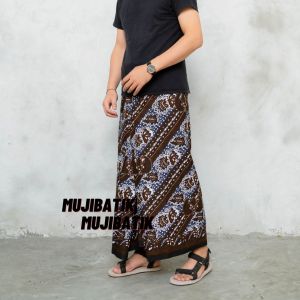 GURDA - Sarung Batik Dewasa Bahan Rayon Super Sarung Cowok Cewek Murah Berkualitas bisa dipakai Santri