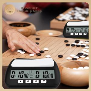 Professional Board Game Stopwatch Count Up Down Competition Hour Meter Portable Chess Clock Timer Table Games for International Chess
