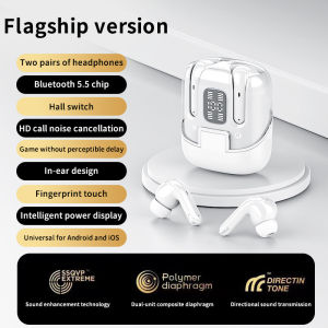 Bluetooth Wireless Earphones DX-16 For Couples With Four Earplugs In Ear ANC Active Noise Reduction True Wireless TWS
