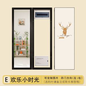 Dressing Mirror With Stand Dressing Mirror Full Body Mirror Wall Mount Mirror With Rack Wall Mirror Full Length Can Be Meter  Cover Home Can Be Closed Invisible 镜子全身