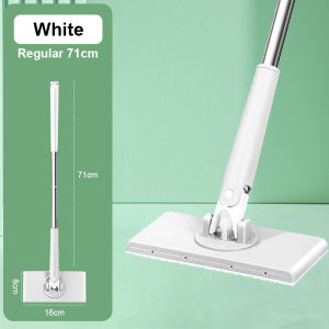 Flat Mop 360° Rotating Lazy Mop / Automatic Clip Cloth Mop 多功能拖把 no need to wash Mop Compatible with Towels