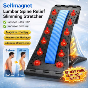 Lumbar Soothing SelfContained Magnetic Back Support Stretcher