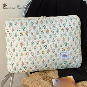 Quest Fashion Computer Bag Water-Resistant Notebook Bag Computer Pocket Briefcase Polyester Vertical Case Fit for 11/13/15 in Notebook