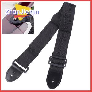 zhanjietun สายกีตาร์อเนกประสงค์68ซม.-124ซม. สายไนลอนปรับได้พร้อมหนัง PU