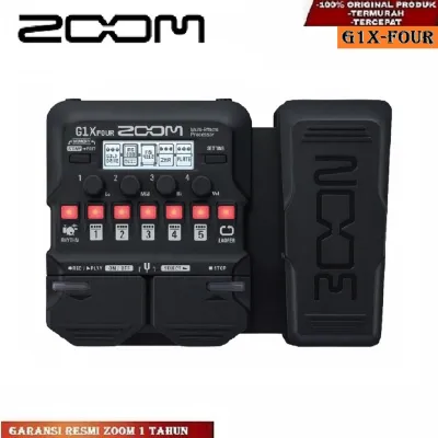 Zoom G1X Four Multi Efek Gitar dengan Expression Pedal Original