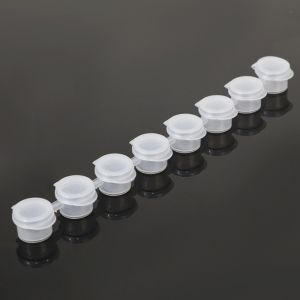 CHLOCH 2ml 3ml 5ml Dải sơn rỗng 6/8 Đã kết nối Nhựa Chậu sơn Nhiều Ngăn Có thể nạp lại Hũ sơn nhựa có nắp Màu nước