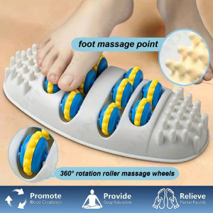 Foot Roller Massager Pad For Pain Relief Deep Relaxation Theraphy Reflexology Acupressure Massage / Roda-Roda Urut Kaki