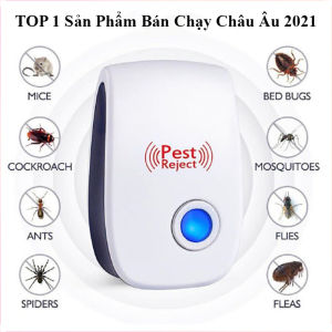 Máy đuổi muỗi thiết bị đuổi côn trùng bằng sóng siêu âm IC an toàn cho người và vật nuôi. Thiết bị sóng âm thấp không phóng xạ và không gây hại cho môi trường