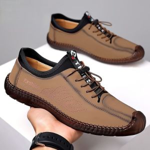 Free Shipping Summer MenS Casual Beach Shoes Outdoor Hollow Sandals Clogs With Rubber Soles Slip-On Loafers For Dads