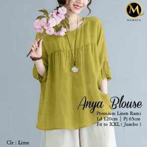 PROMO COD Blouse Terbaru Perempuan Dewasa Premium High Quality Anya Blouse Set Ti Amo Fashion Store