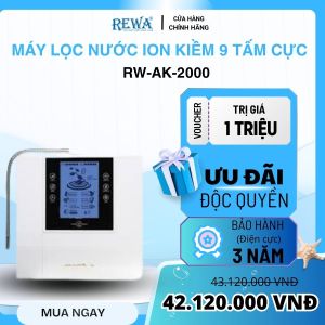 [FREE SHIP 0Đ] Máy lọc nước ion kiềm 9 tấm cực nhập khẩu nguyên chiếc Hàn Quốc