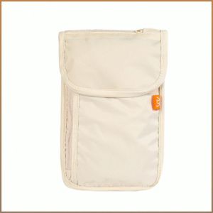 กระเป๋าใส่แฟ้มกันขโมยอเนกประสงค์/สําหรับผู้หญิง กันน้ํา แบบพกพา ID กระเป๋าเอกสาร/ไนล่อน กระเป๋าใส่หนังสือเดินทาง กระเป๋าใส่แปรงป้องกันกา