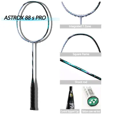 Yonex Astrox 88 D Pro 3rd Gen(Silver/Black) 2024 Badminton Empty Racket Full Carbon Single 4U 30-35Lbs