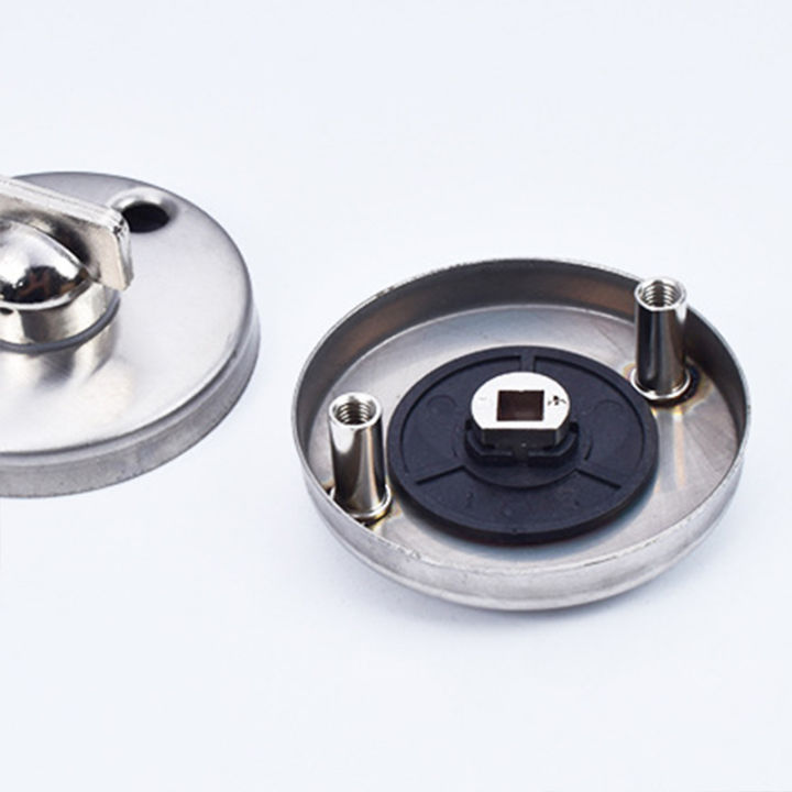 Bathroom Privacy Door Lock Occupancy Indicator Deadbolt Round Stainless