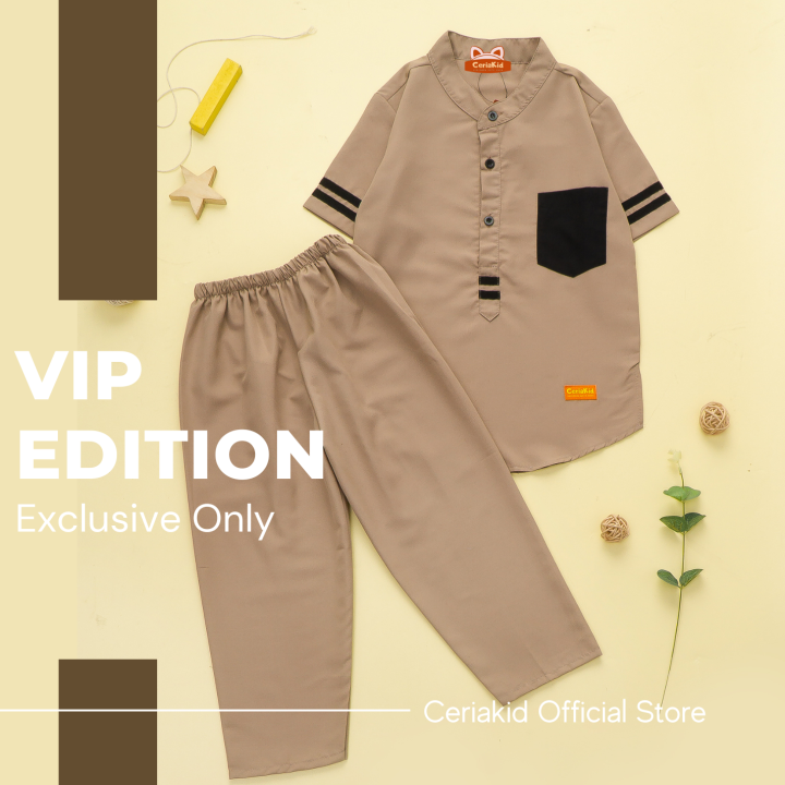 [Ceriakid] Koko Kurta Anak 11 12 VIP Edition Luxor Setelan