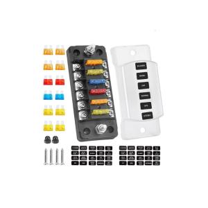 Chịu lực cao 6 mạch cầu chì hộp ăn mòn bằng chứng thiết bị đầu cuối 6 kênh cầu chì bảng điều khiển nâng cấp cho xe bảo vệ điện