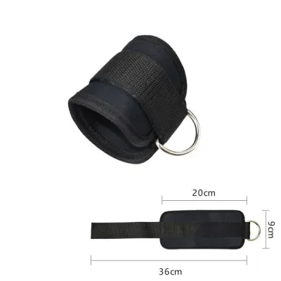 Fitness Ankle Straps Adjustable D-Ring Support Cuffs Gym Leg Strength Workouts Pulley With Buckle Sports Guard Safety