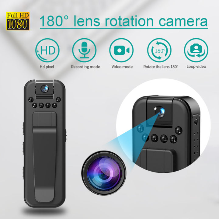 Spy camera Mini wireless night vision small policial body cam