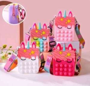Tas Pop it Jumbo Terbaru Tas Selempang Anak Kekinian / Tas Anak Karakter