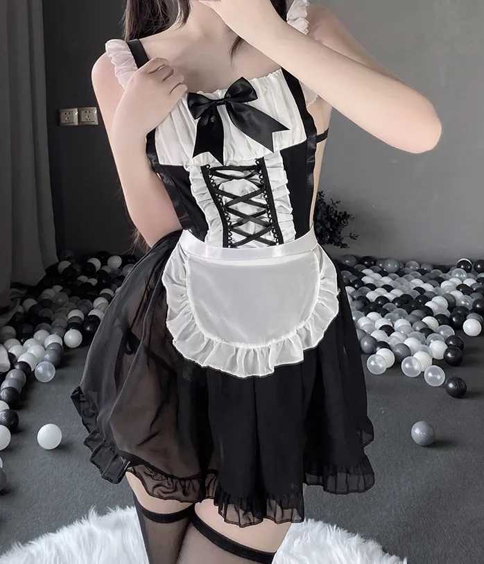 Sexy lingerie maid clothes maid uniform temptation sexy maid uniform | Lazada Sexy lingerie maid clothes maid uniform temptation sexy maid uniform | Lazada