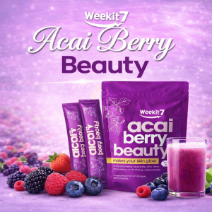 Acai Berry Beauty 5g x7 Sachets Mixed Berries Powder Antioxidant Blend Skin Glow Support Refreshing Daily Wellness Easy 35 g