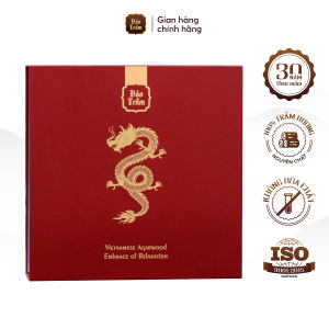 Hộp Quà Tặng Trầm Hương Lộc Thìn - Bộ Thưởng Trầm Cao Cấp