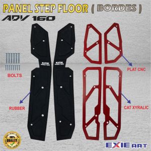 BORDES ADV 160 2022 - RoadSync 2025 KARPET PIJAKAN KAKI ADV - PANEL STEP FLOOR