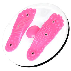 Waist Twisting Disc with Foot Massage Board Fitness Body Building Waist Slim Twister Plate Home Exercise Equipment