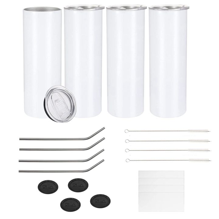 Sublimation Tumblers Bulk 20 Oz Skinny, Stainless Steel Double Wall ...