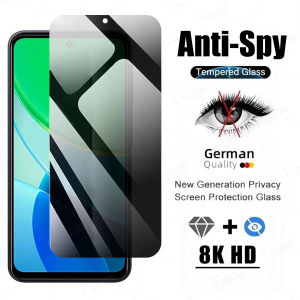 Protecting Privacy Tempered Glass For Vivo V40 Lite(IDN) V70 FE V60 V50 Lite Y03 Y03t Y04 Y04s Y05 Y11d Y21d Y31d Y200 Y18 Y19s Y28 Y28s Y29 Y39 Y19s Pro 4G 5G Anti Spy Peeping Screen Protector