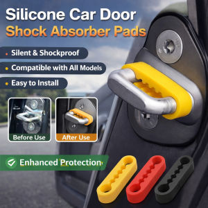 Silicone Car Door Protective Pad Anti Rattle Noise Reduction Shock Absorption Cushion Vehicle Door Gap Filler Durable Easy Installation