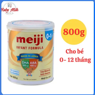 Sữa Meiji nhập khẩu số 0 lon 800g (0-12 tháng)