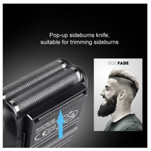 Kemei KM-2027 Electric Shaver Trimmer For men Large-Capacity Lithium Battery LCD Display Two-In-One Stainless Steel Blade Shaver