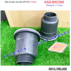 Đầu xả chậu chén bát Zentos KAG-BXC300 LOẠI TỐT bầu thoát cho chậu rửa inox đường kính 11cm thoát nhanh rổ lọc rác tốt