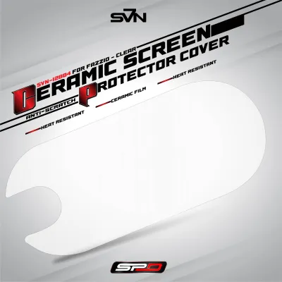 SEVEN SERIES CERAMIC TPU SCREEN PROTECTOR FOR FAZZIO CLEAR/ SMOKE ANTI-SCRATCH SPEEDOMETER GAUGE PANEL FOR MOTORCYCLE